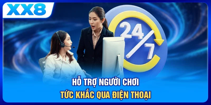 Hỗ trợ người chơi tức khắc qua điện thoại